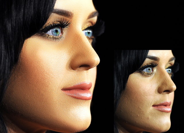 Ретушь кожи