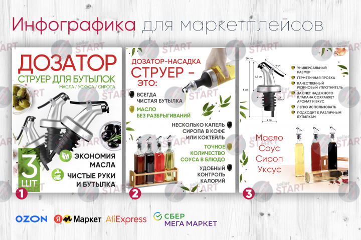 Инфографика для товара на маркетплейсах