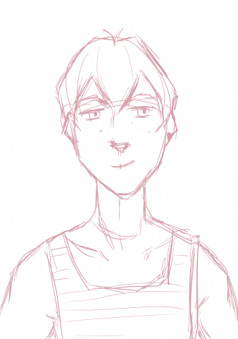 Парень в тельняшке