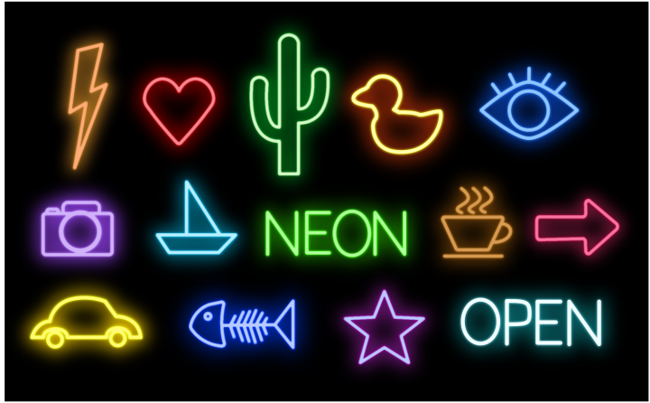 Неоновое свечение