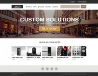 Главная страница сайта по продаже светофоров