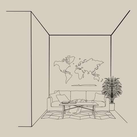 Эскиз интерьера