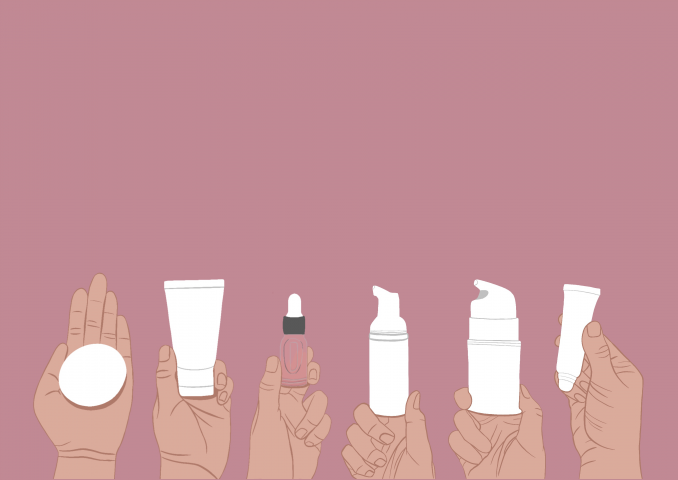 Бьюти-индустрия. Флэт-иллюстрация