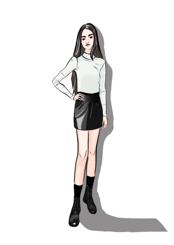 Детская fashion-иллюстрация