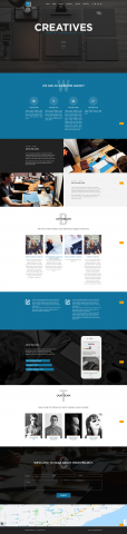 Landing page Creative Agency