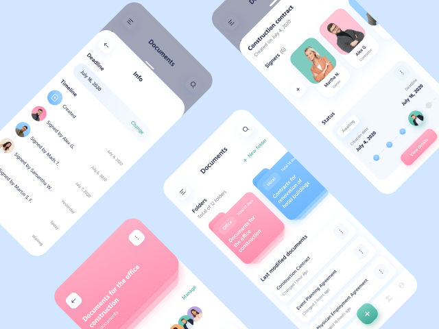 Анимация интерфейса