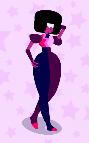 Гранат в векторе