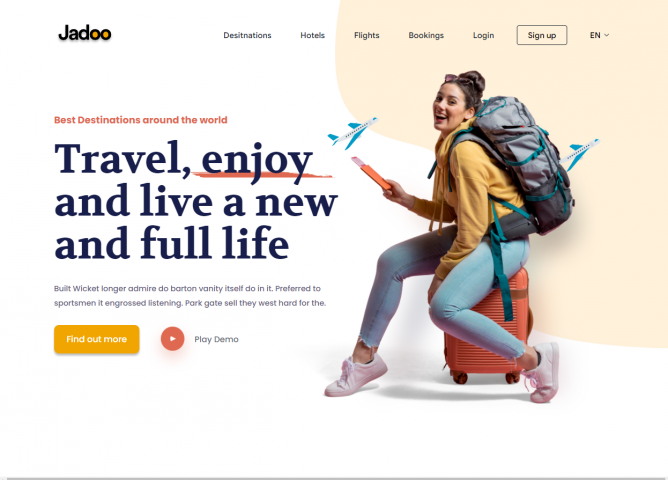 Лендинг Travel