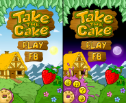Меню для игры "Take The Cake"