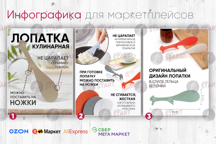 Инфографика для товара на маркетплейсах