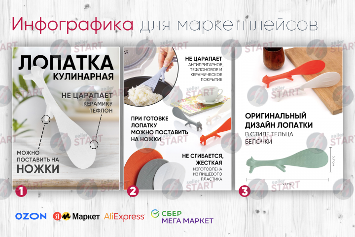 Инфографика для товара на маркетплейсах
