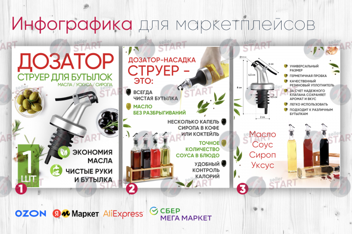 Инфографика для товара на маркетплейсах