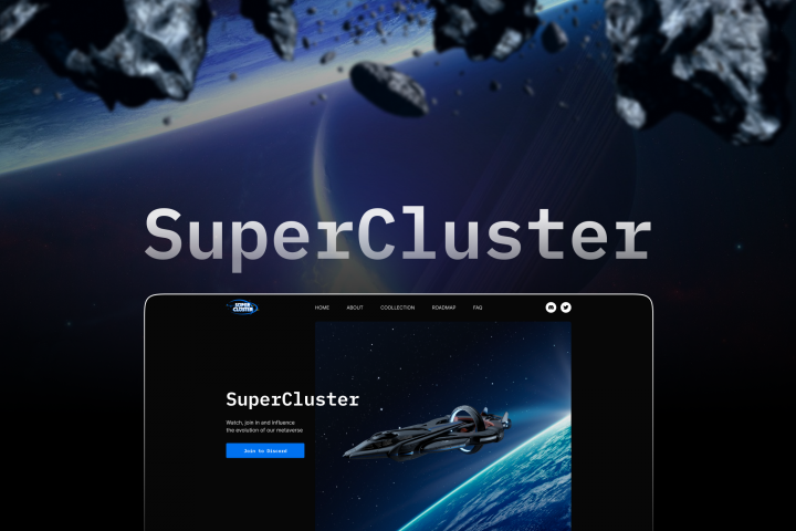 SuperCluster - NFT лендинг