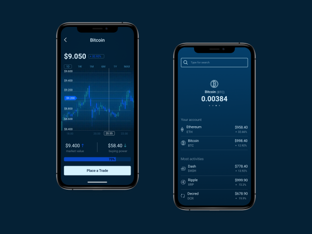 Мобильное приложение для торговли на бирже