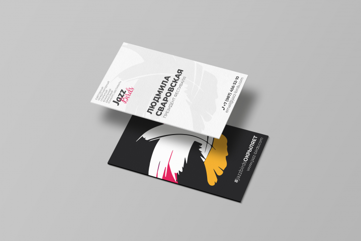 Визитки для фестиваля Jazz Birds