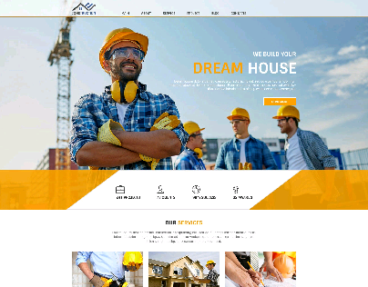 Landing Page о строительстве "Дом Мечты"