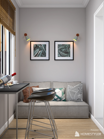 Зона отдыха на лоджии