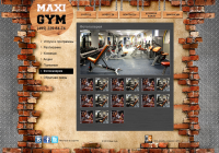 Сайт фитнес-клуба Maxi Gym 2