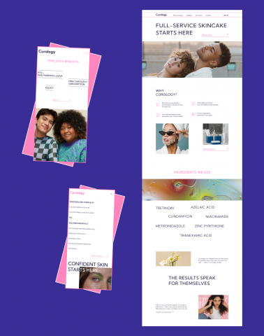 Curology e-commerce redesign