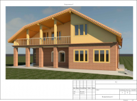 Проект реконструкции дома с надстройкой мансардного этажа