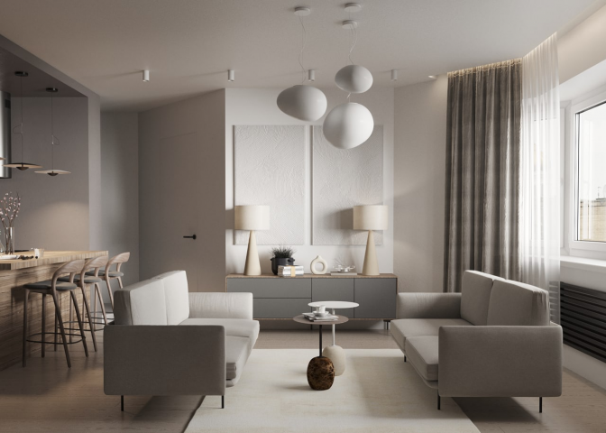 Гостиная в современном стиле