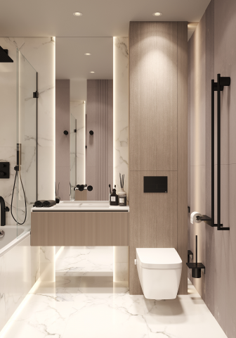 Санузел в современном стиле