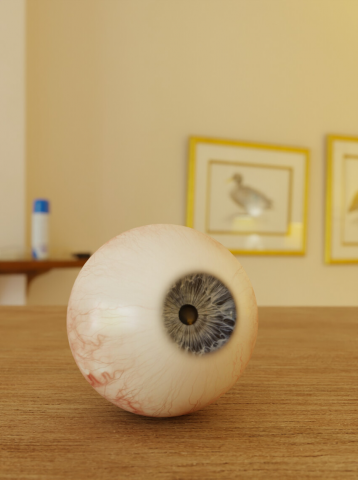 3D глазное яблоко