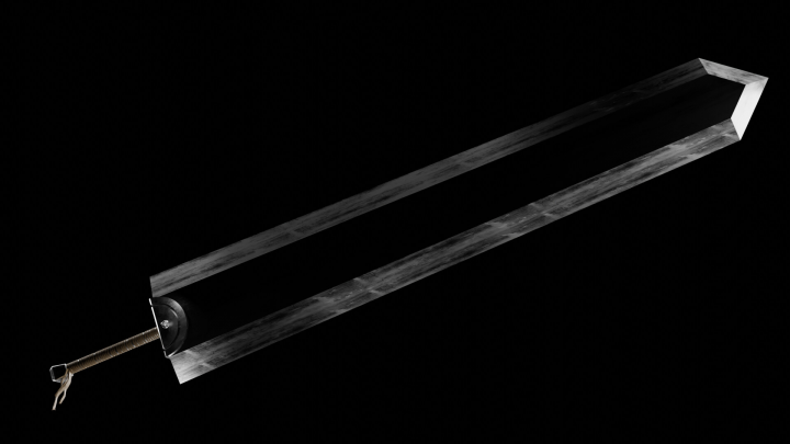 3D меч Dragonslayer из Berserk