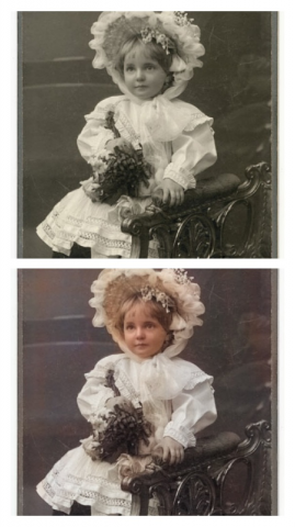 Сделаю из чёрно-белой фотографии цветную