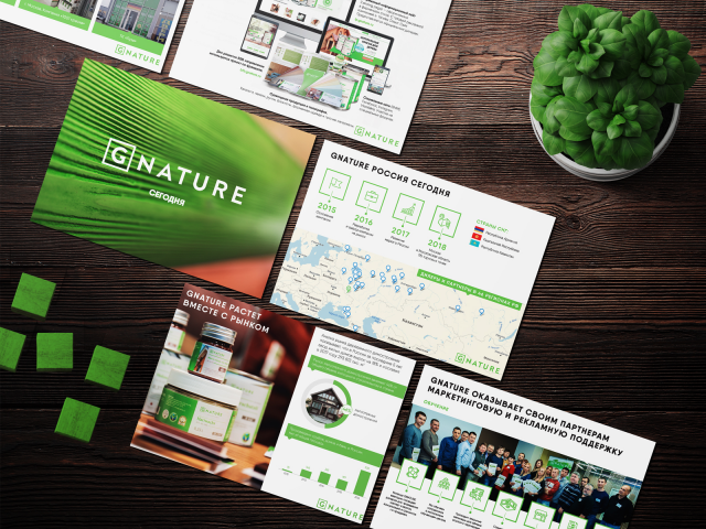 Дизайн презентации «GNature»