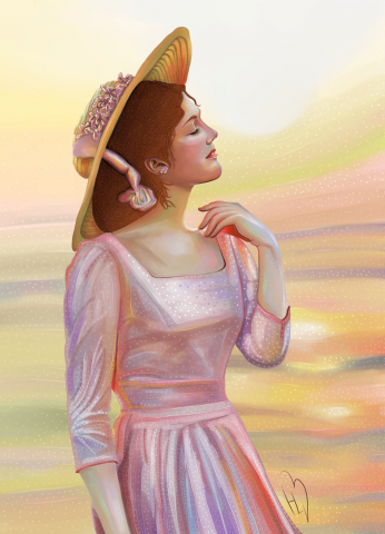 2D цифровой портрет по фотографии