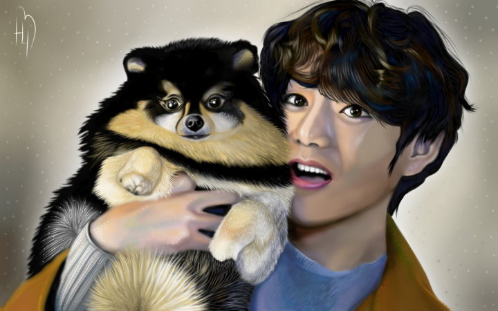 2D цифровой портрет по фотографии