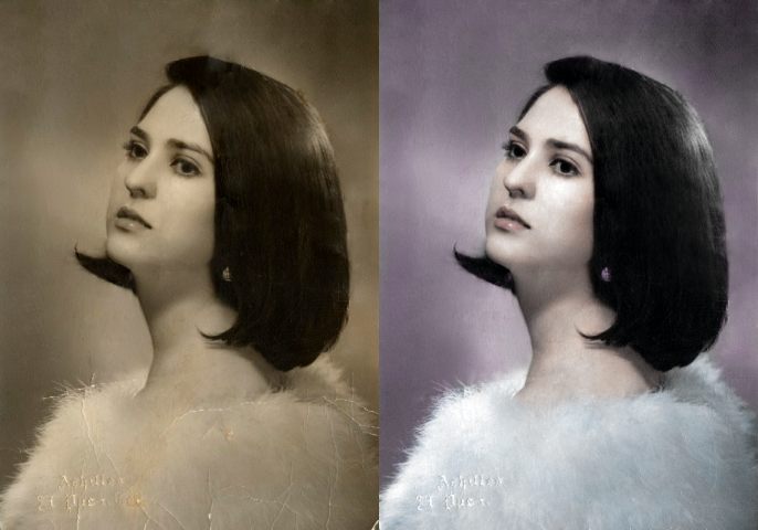 Ретушь старой фотографии