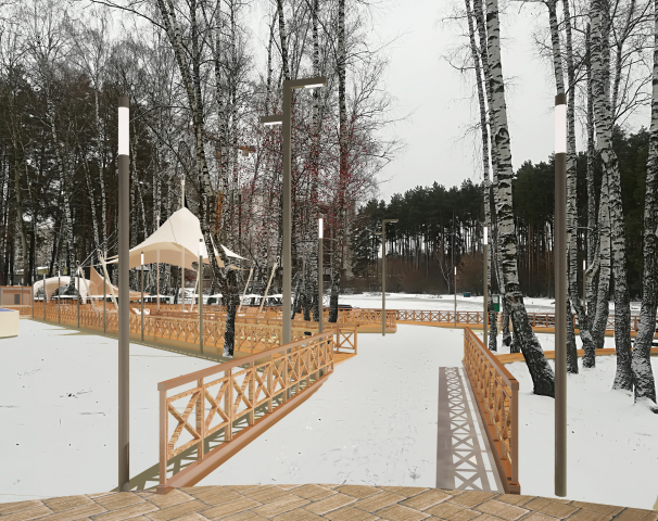 Фотомонтаж Парк ДЕлочки