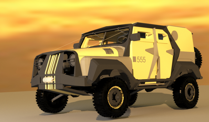 автомобиль UAZ HUNTER модернизация 3