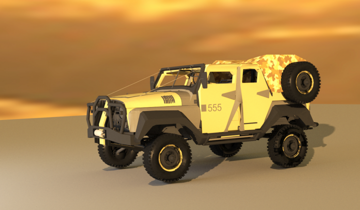 автомобиль UAZ HUNTER модернизация 4
