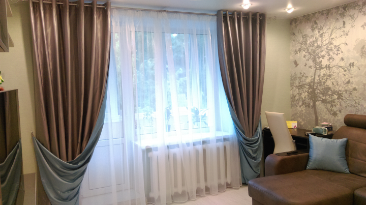 Портьеры на подкладке