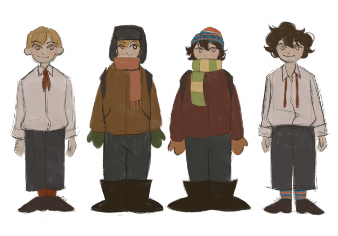 Персонажи для комикса