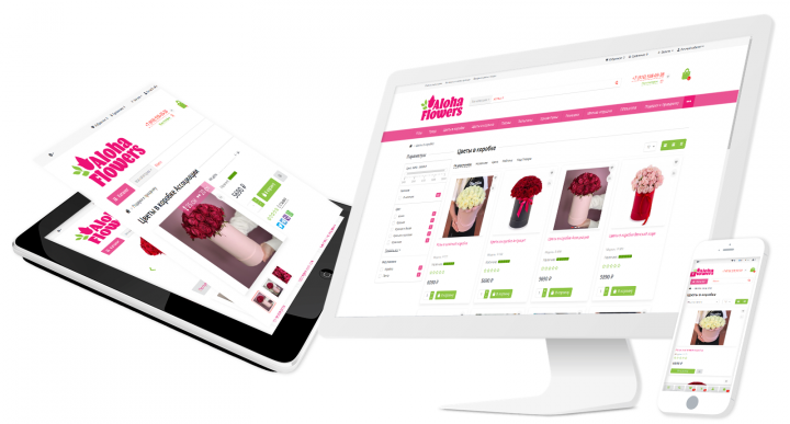 ALOHAFLOWERS - Интернет-магазин по продаже букетов цветов в Моск