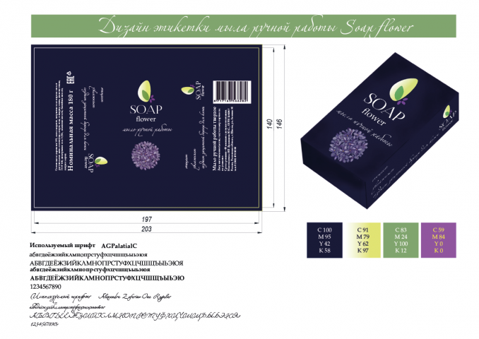Этикетка для мыла ручной работы