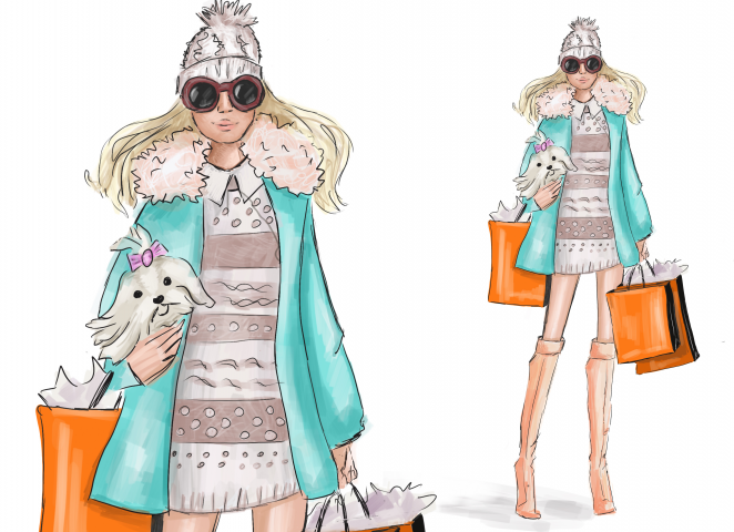 Fashion-скетч «Мамы»