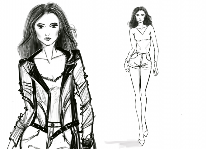 Fashion-скетч