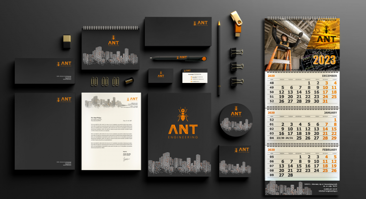 Фирменный стиль ANT Engineering