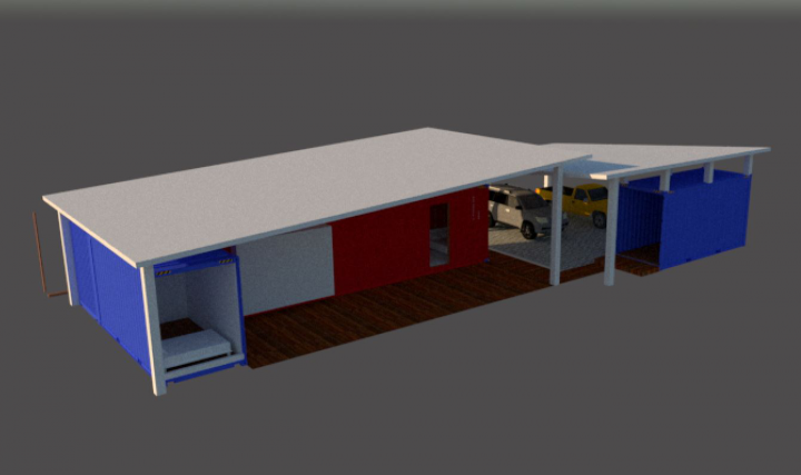 Дом из контейнеров