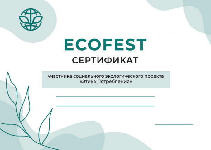 Сертификат участника
