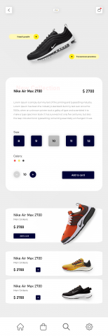 "Обувной магазин" - дизайн сайта