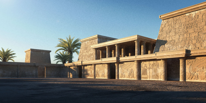 Egiptian&persian style_concept