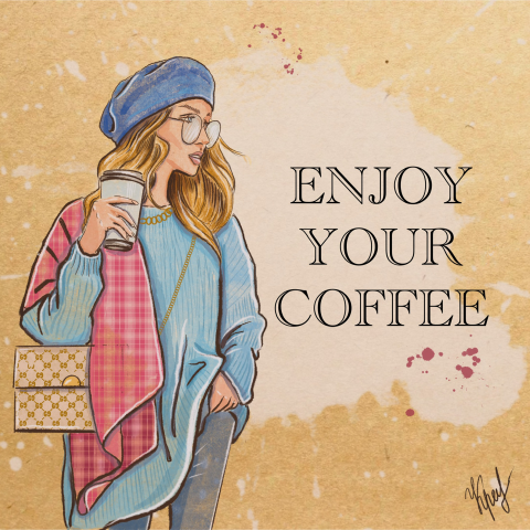 Постер для кофейни