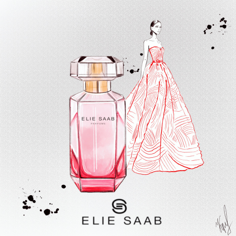 Иллюстрация парфюма