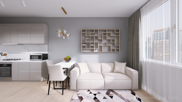 Визуализация гостинной